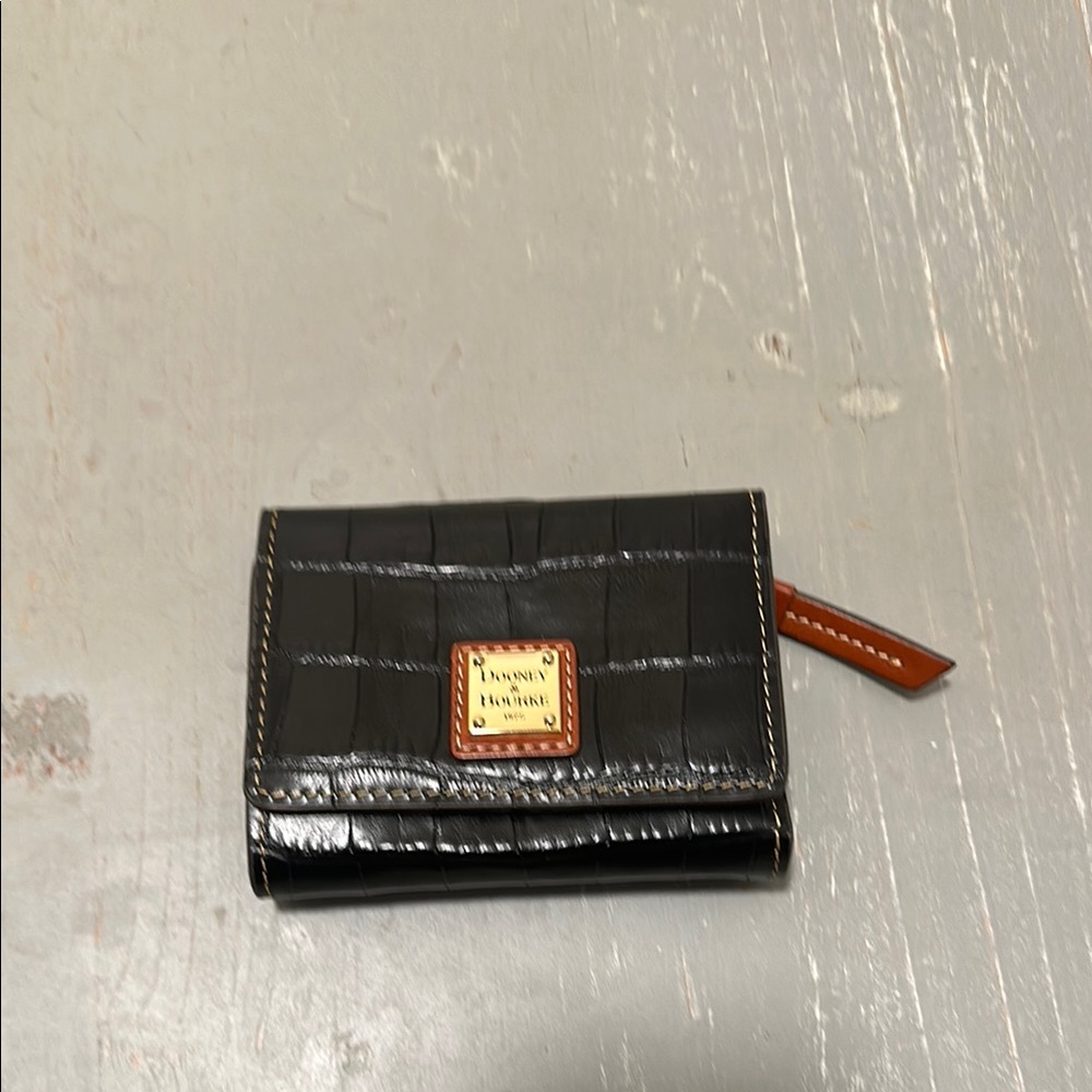 Black Crocodile Embossed Wallet
